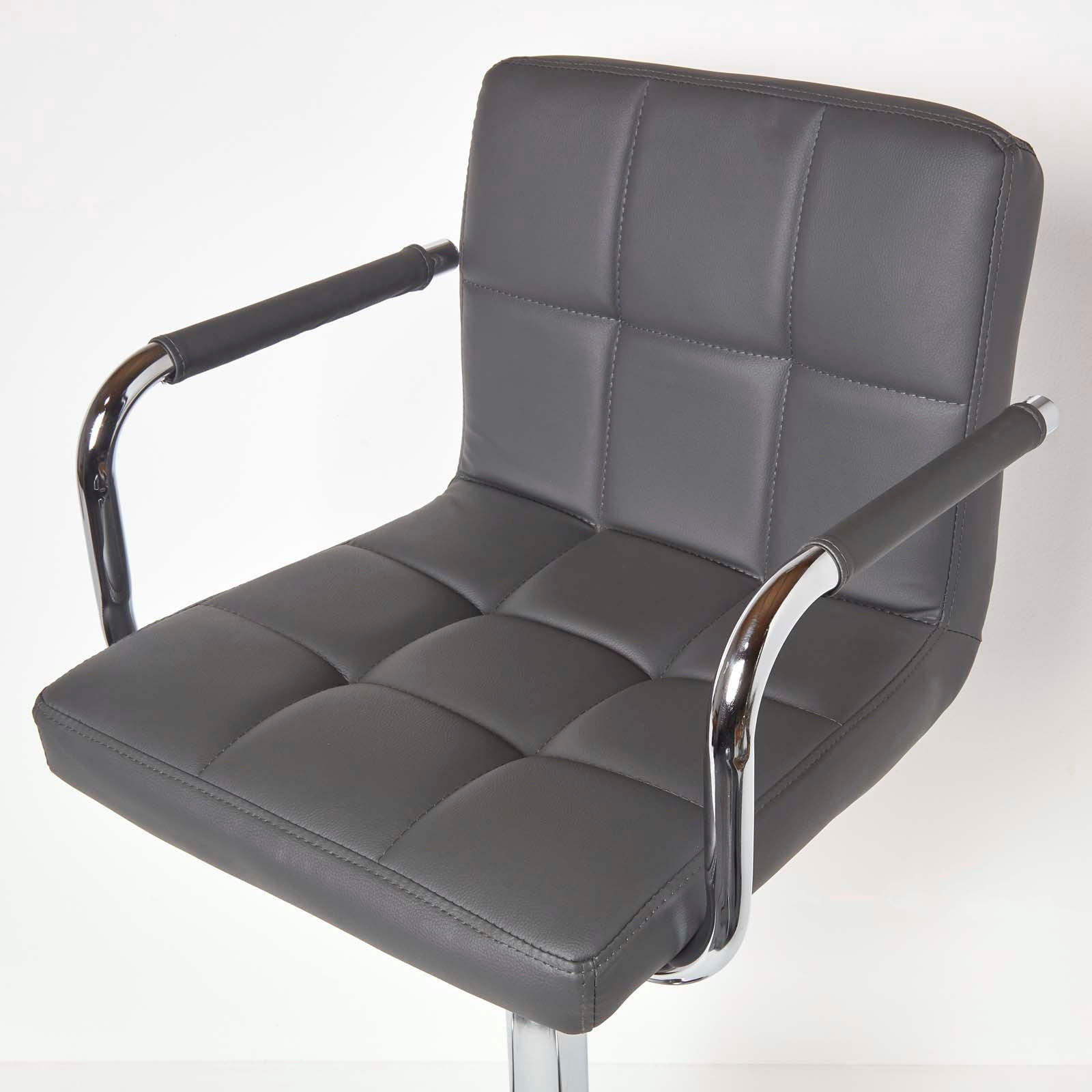 Thumbnail - Homescapes Barstuhl, Grau, Textil, 44x113x44 cm, Esszimmer, Barmöbel, Barhocker