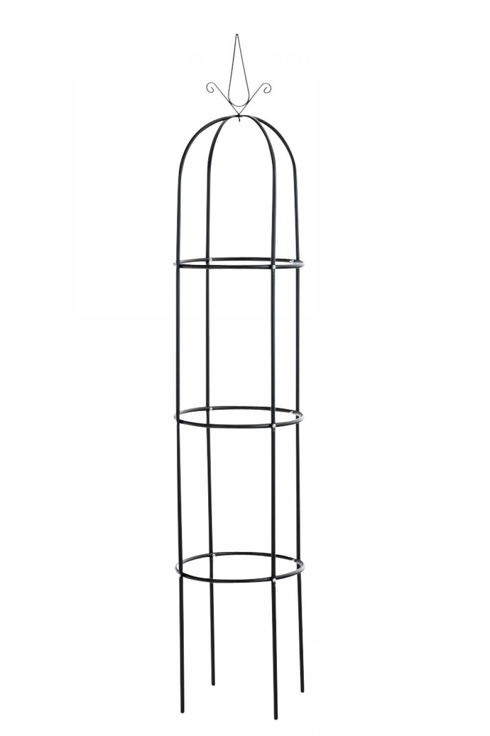 RANKGITTER Metall Schwarz - Schwarz, Metall (38/190/38cm) - CLP