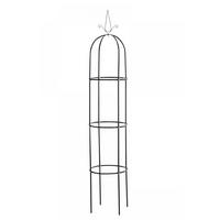RANKGITTER Metall Schwarz - Schwarz, Metall (38/190/38cm) - CLP