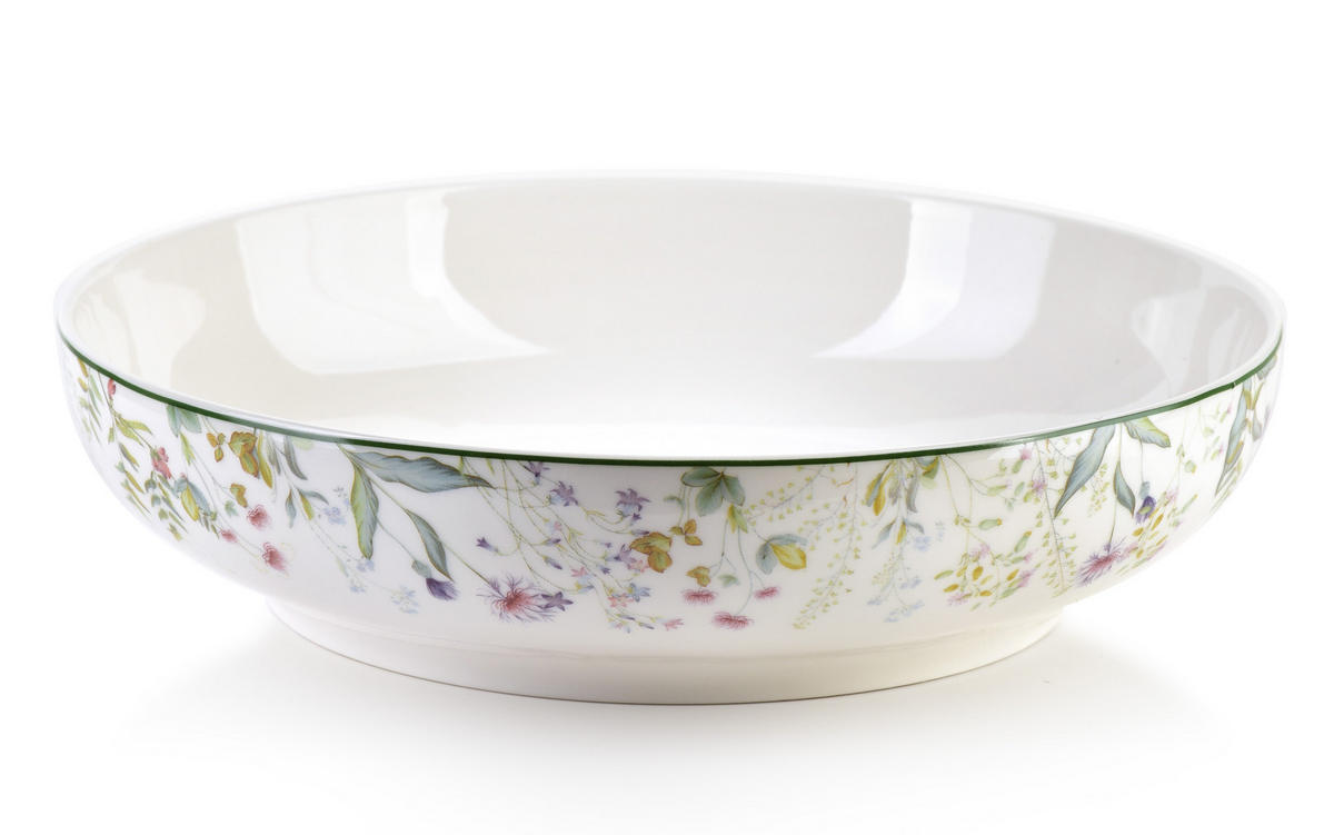 SCHALE Faccia Verde Beige 22/22/5.5 cm Keramik - Beige, Keramik (22cm) - Mondex