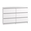 KOMMODE bella6 Weiss - Weiß, Holzwerkstoff (119/76/35cm) - roe furniture