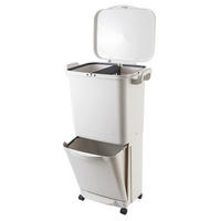 KÜCHENMÜLLEIMER für Mülltrennung VALORIS weiß - Weiß, Kunststoff (33/72/49cm) - Kitchen Move