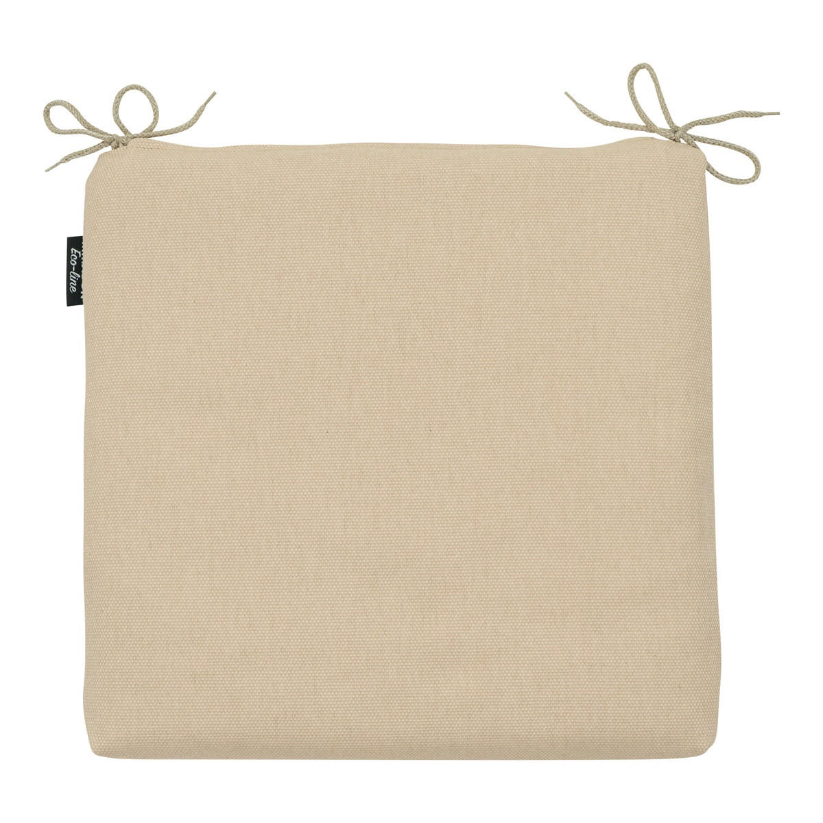 SITZKISSEN Canvas 40/40 cm 4er-Set - Beige, Textil (40/4/40cm) - Madison