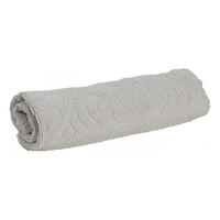 BADEMATTE Enzo leinen 54 x 64 cm - Taupe, Textil (54/64cm) - Vivaraise