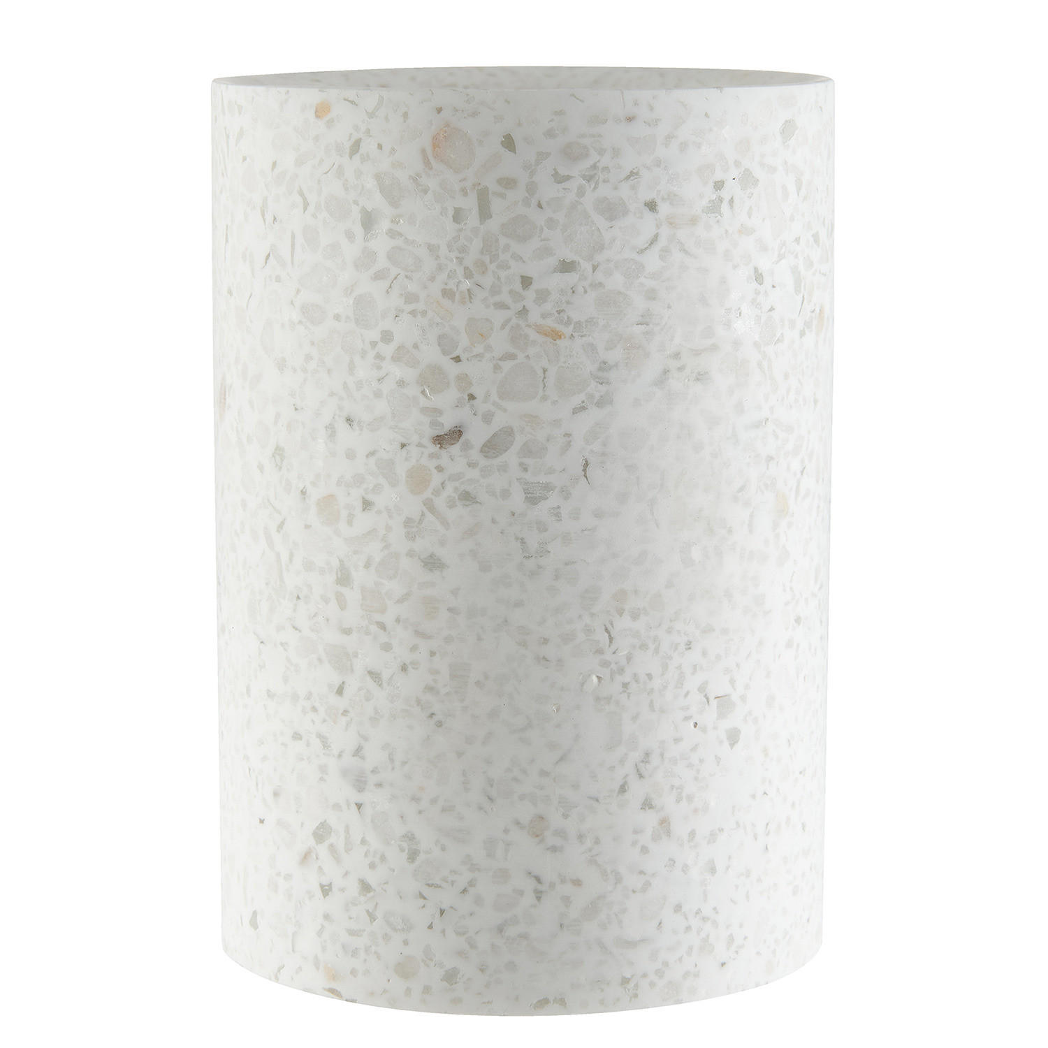 ZAHNPUTZBECHER Samos - Weiß, Stein (11/25/11cm) - Butlers