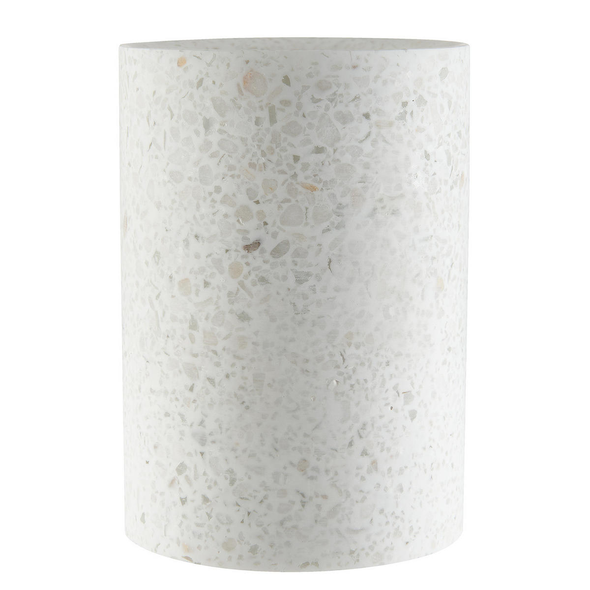 ZAHNPUTZBECHER Samos - Weiß, Stein (11/25/11cm) - Butlers