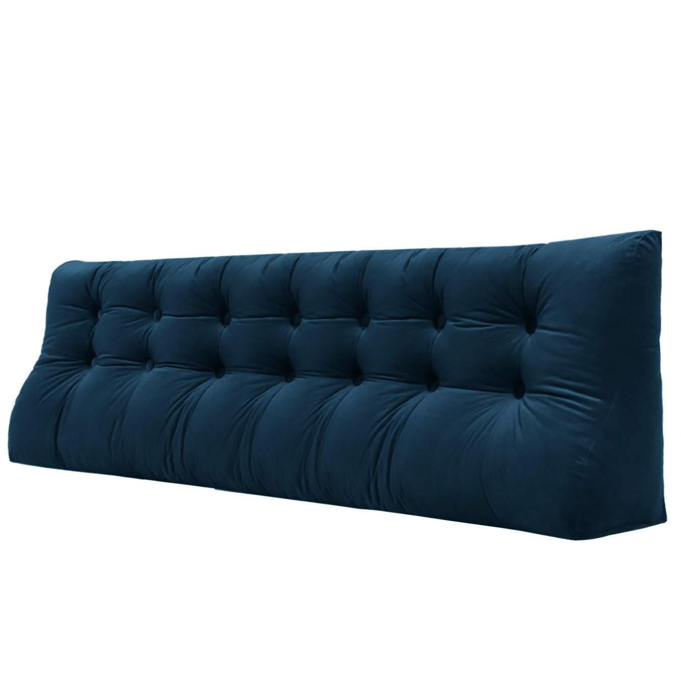 RÜCKENKISSEN Körperkontur Samtlook Blau 200 cm - Blau, Textil (55/200cm) - Vercart