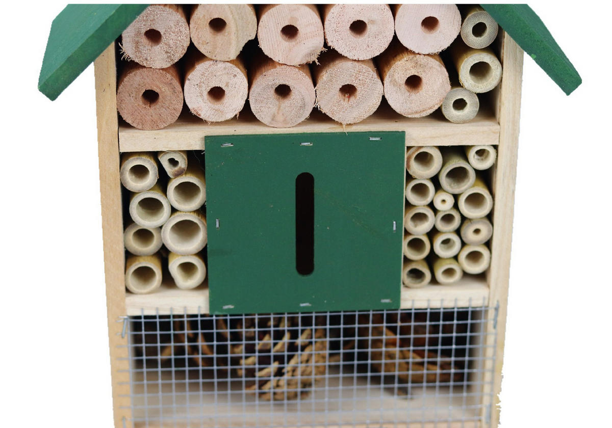INSEKTENHOTEL 22.5/9/29 cm - Multicolor, Holz (9/29/22.5cm) - Authentics