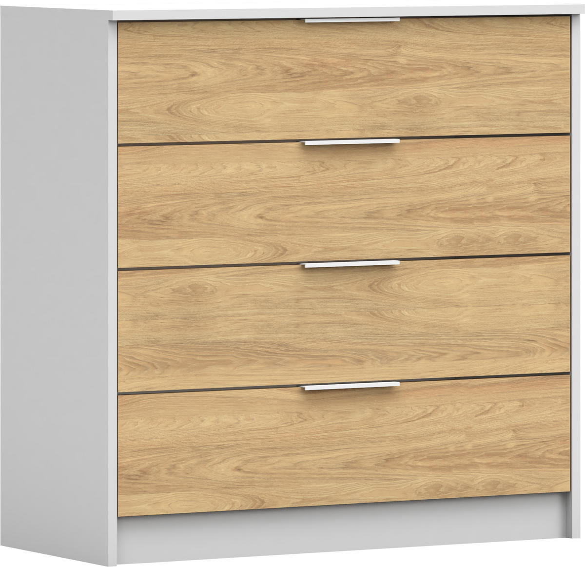 KOMMODE Weta WEIß - Weiß, Holzwerkstoff (90/90/40cm) - Möblo