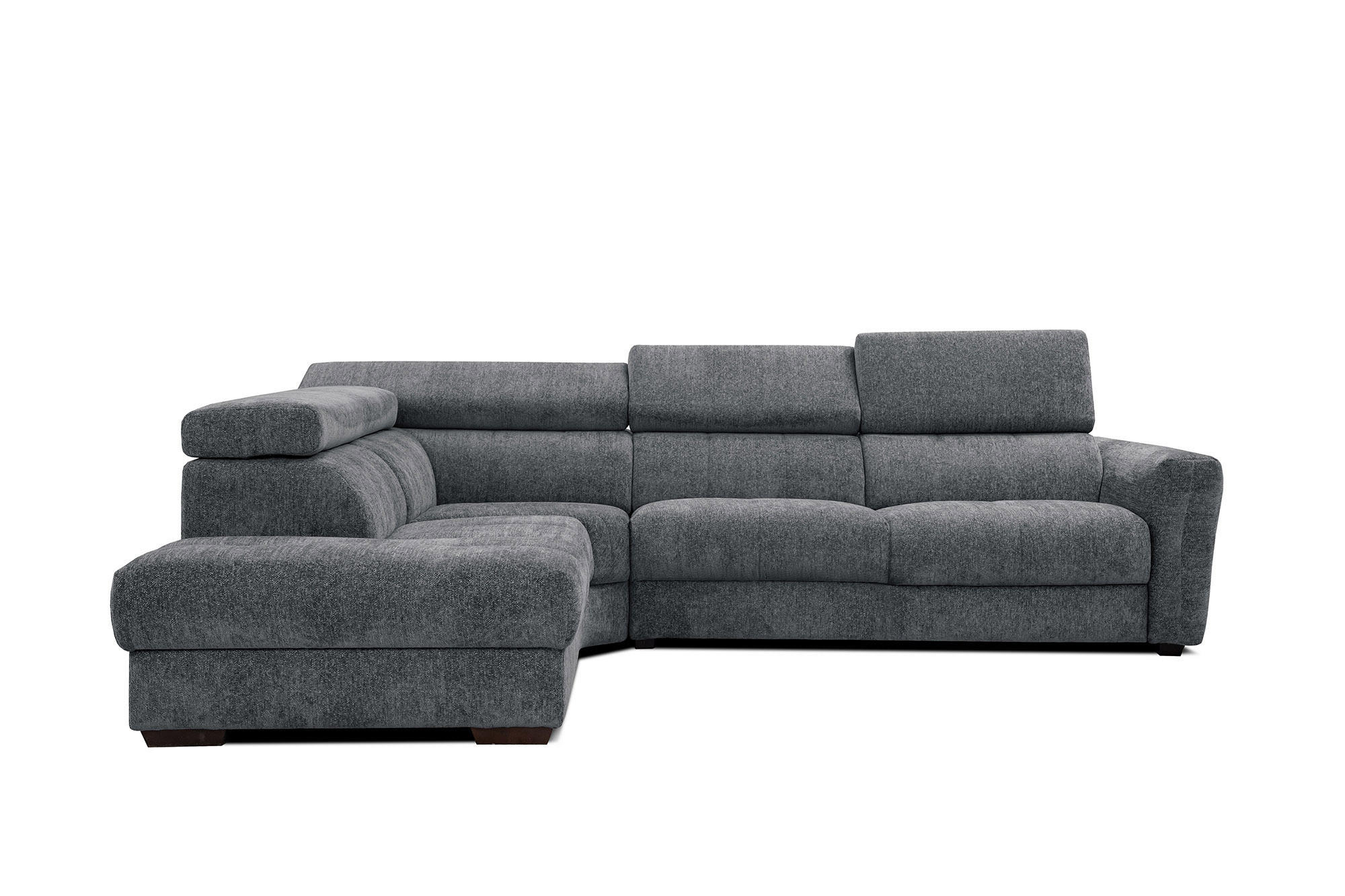 ECKSOFA CALVERA 5-Sitzer, graphitfarben - Graphitfarben, Holzwerkstoff/Textil (239/298cm) - Courtois Laville