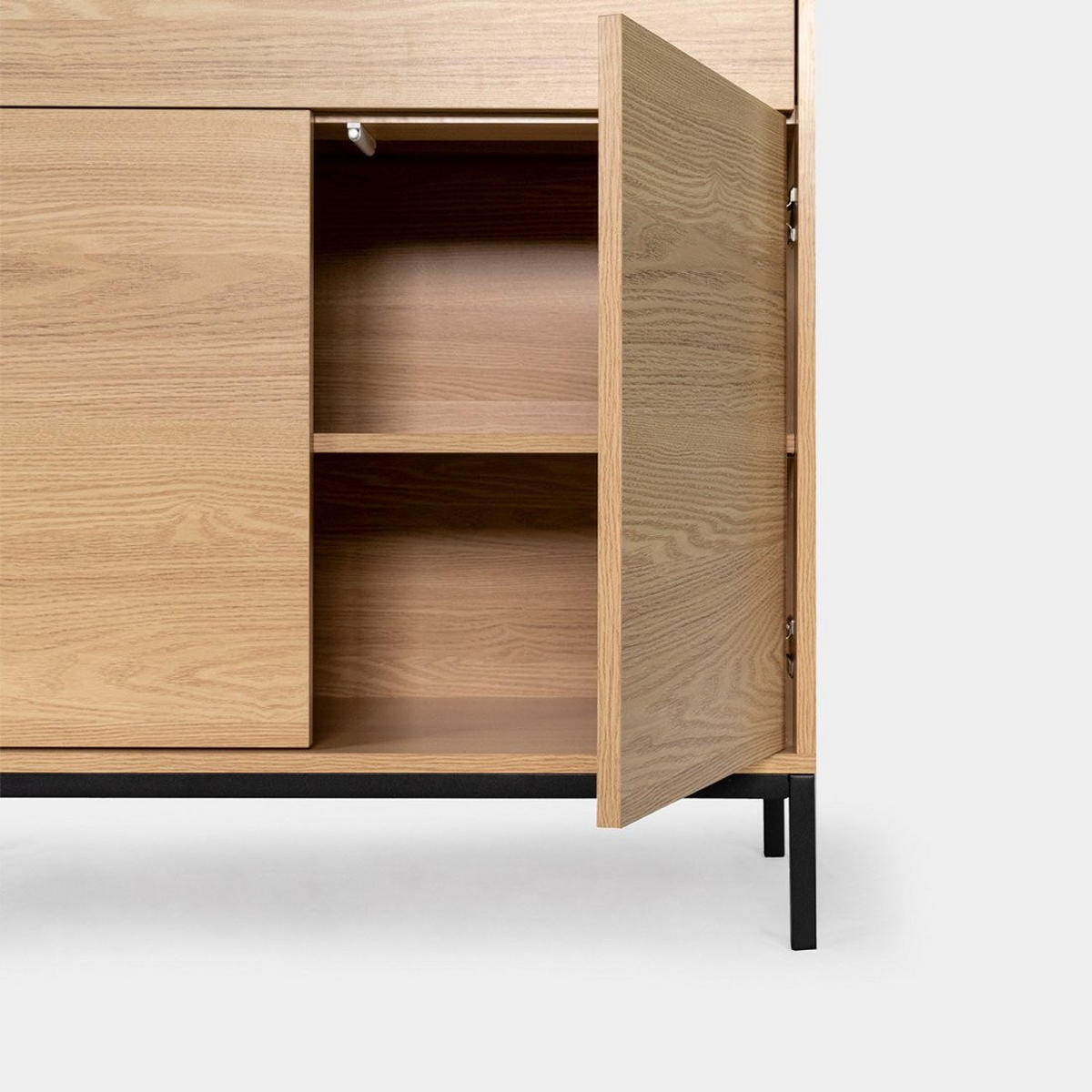 KOMMODE Remi Natürlich 80 cm x 85 cm - Naturfarben, Holzwerkstoff (80/85/40cm) - Klast Home