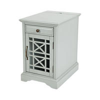 NACHTTISCH AVOLA Grau 41x56x64 cm - Grau, Holz (41/64/56cm) - FURNLUX