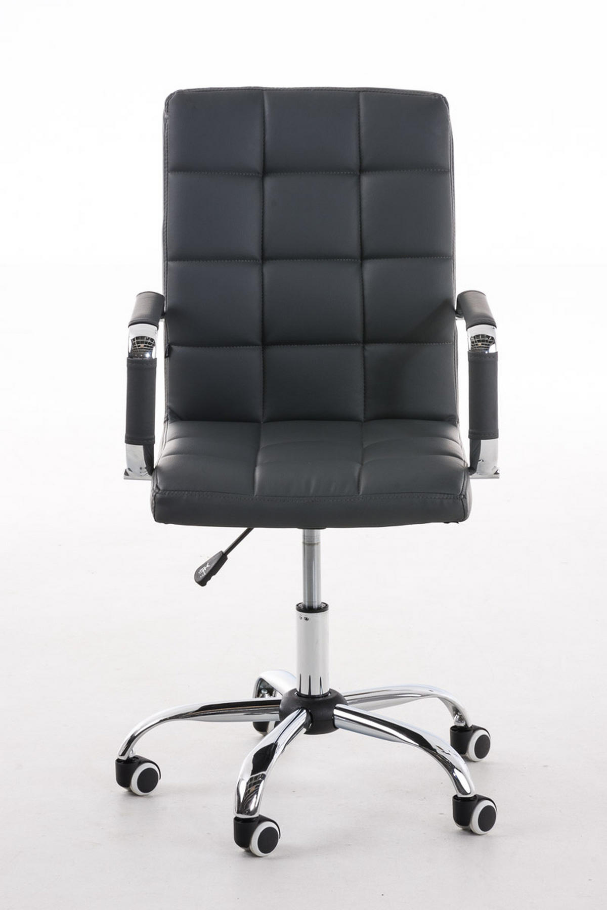 BÜROSTUHL Deal V2, Kunstleder Grau - Grau, Textil/Metall (54/101/59cm) - TPFLiving