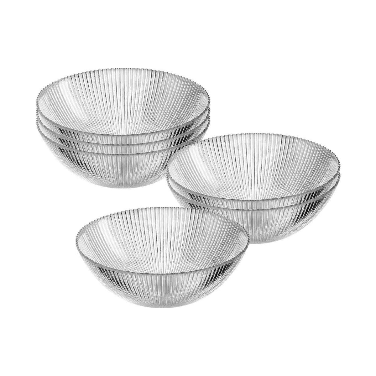 SERVIERSCHALEN Unico transparent ø 20 cm 6er Set - Transparent, Glas (20/7/20cm) - Ritzenhoff Breker