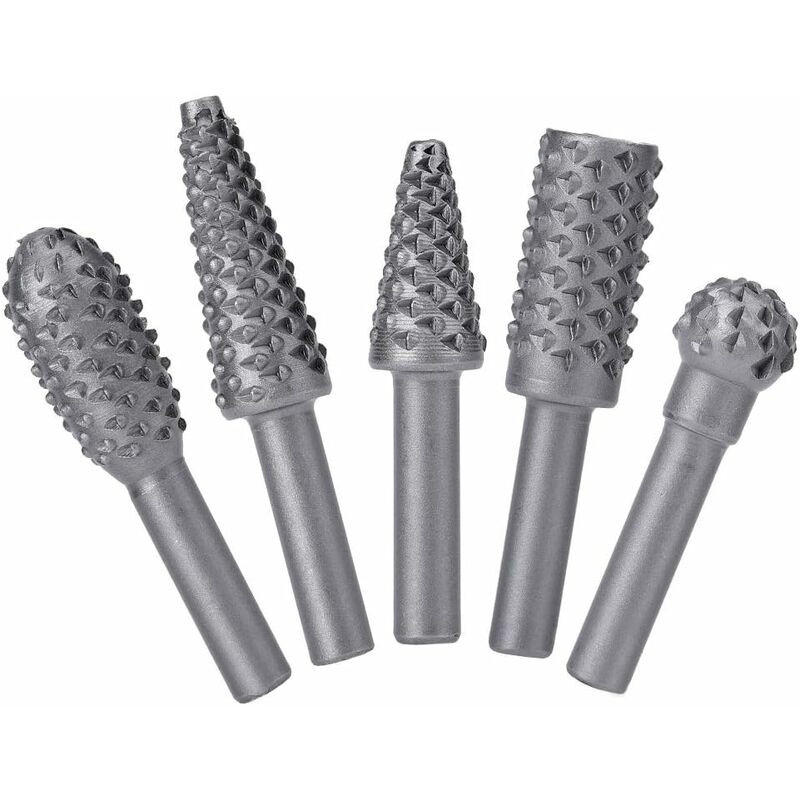 BIT-SATZ,MASSIVE Stahlfeile - Silberfarben, Metall (10/7/1.5cm) - LIBRATON