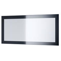 SPIEGEL Lima Schwarz Hochglanz - Schwarz Hochglanz, Holzwerkstoff (89/45/2cm) - Vladon