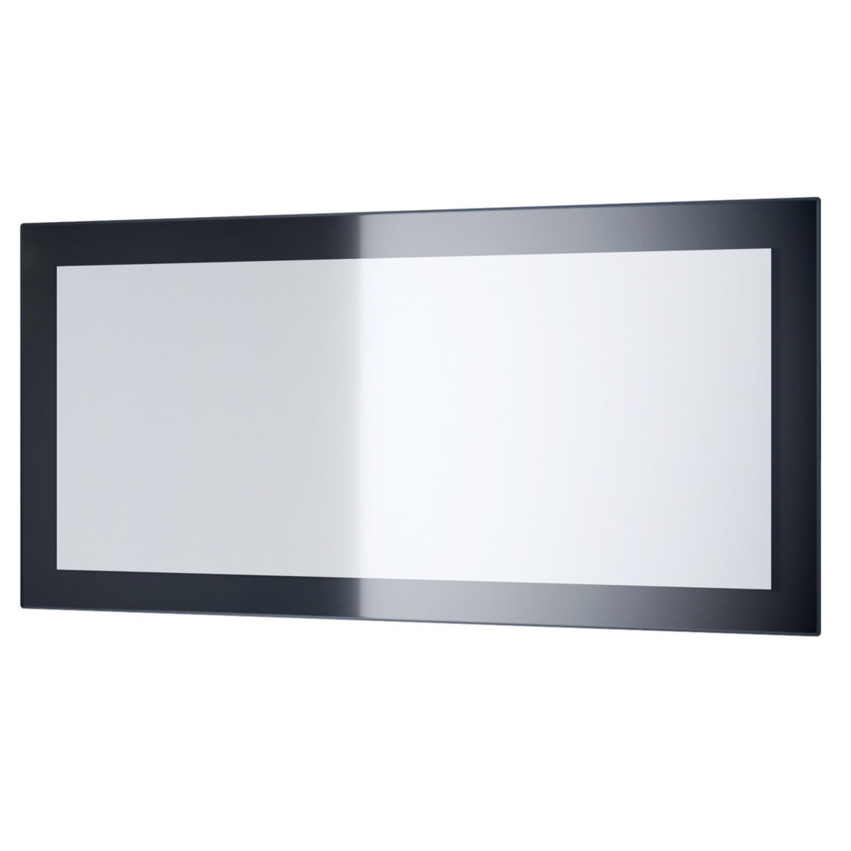 SPIEGEL Lima Schwarz Hochglanz - Schwarz Hochglanz, Holzwerkstoff (89/45/2cm) - Vladon