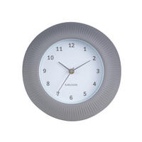 WANDUHR Tender Rib Ø25 cm - Grau, Kunststoff (25/4.5/25cm) - Karlsson