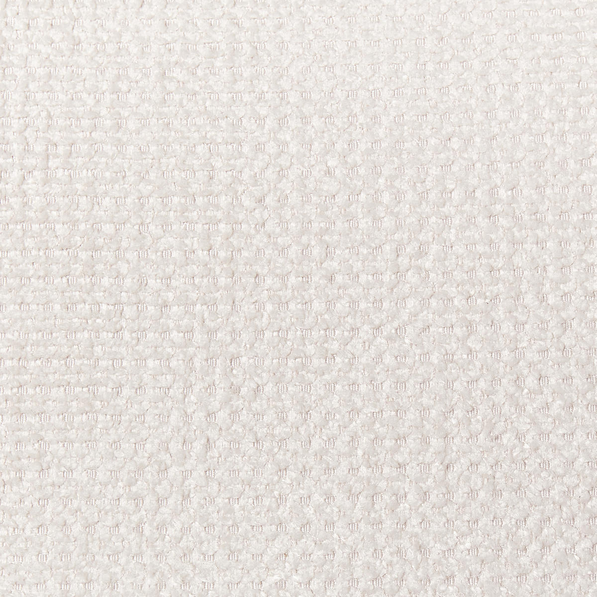 3-SITZER-SOFA Stoff cremeweiß Floro - Silberfarben/Weiß, Textil (179/74/83cm) - Beliani