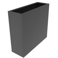 KVETINÁČ Vaargel - antracitová, kov (90/82/30cm) - casa.pro