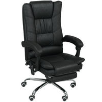 GAMINGSTUHL 64/70/110-118 cm, Massage & Wärme, Fußstütze, Mikrofaser, Schwarz - Schwarz, Kunststoff (70/118/64cm) - Redom