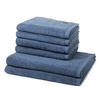 FROTTIERSET Vita 6-teilig - Dunkelblau, Textil (50/100cm) - Ross