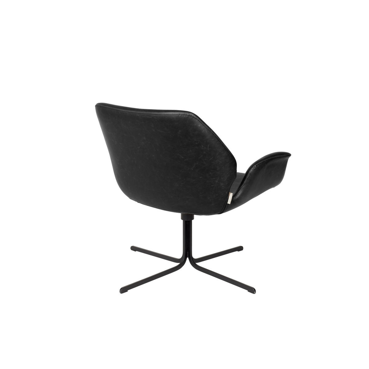 SESSEL Nikki Schwarz - Schwarz, Kunststoff (79/78/75cm) - Zuiver
