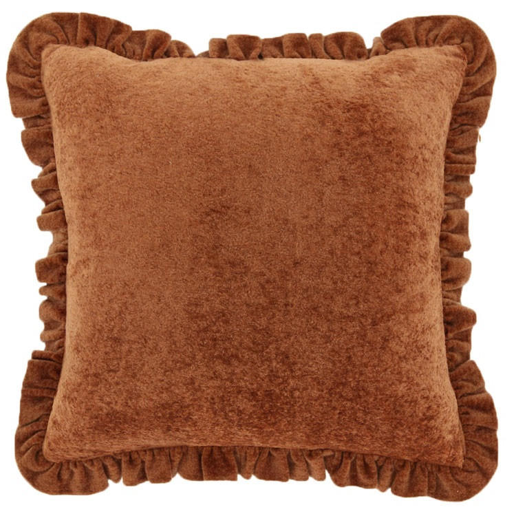 KISSEN Mindy - Orange - 45/45/ cm - Orange, Textil (45/45cm) - Unique Living