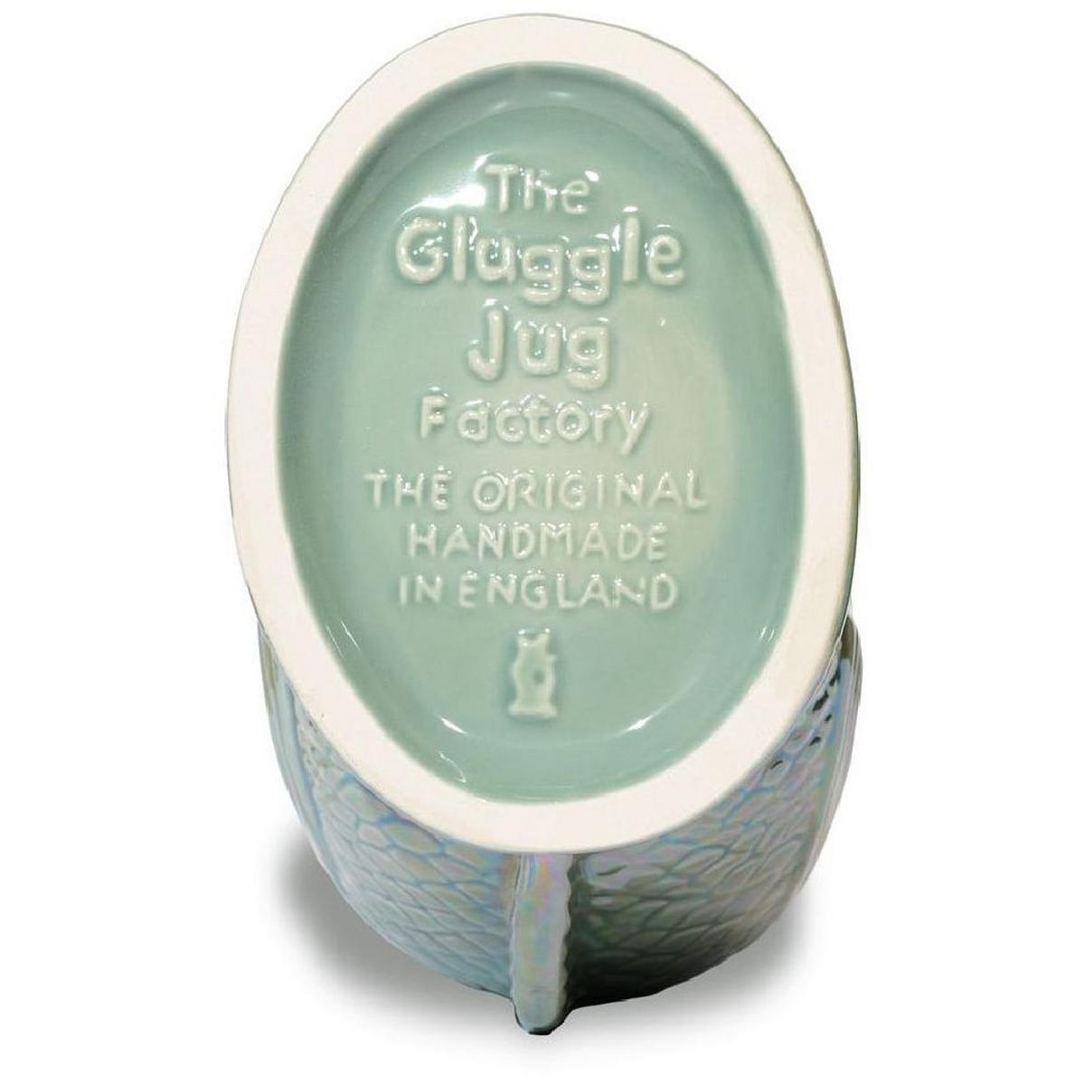 KARAFFE mit „Gluck-Gluck“-Geräusch 27,5/17/9,5 cm - Salbeigrün, Keramik (1.2L) - Gluckigluck