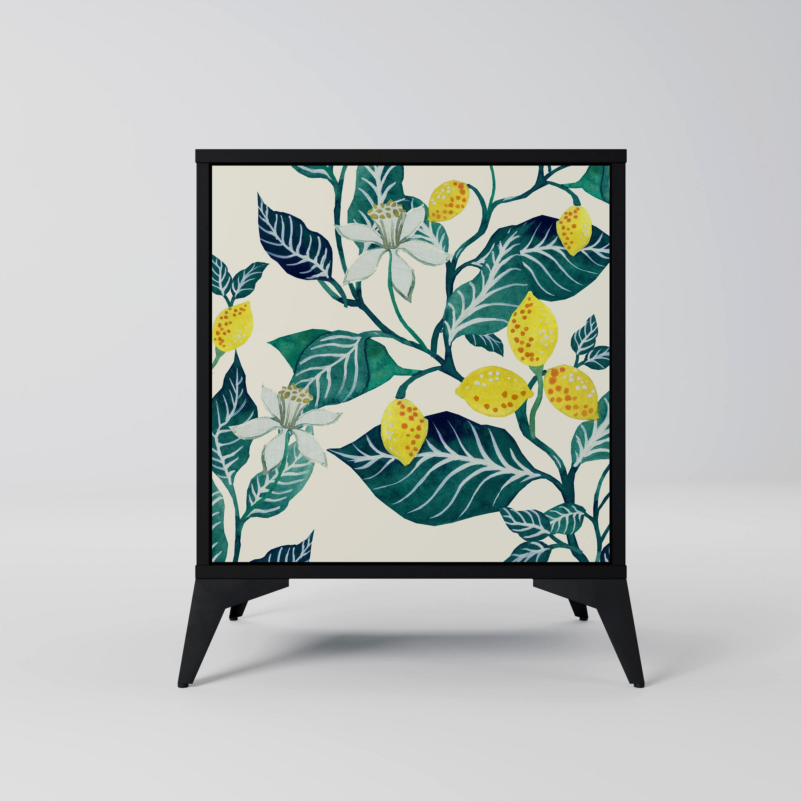 SpaceRebels Sideboard Schwarz 57.5x70.5x42 cm