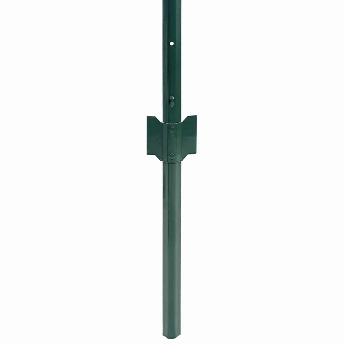 METALLZAUN Stahl 20/1,2 M Grün - Grün, Metall (3/120cm) - vidaXL
