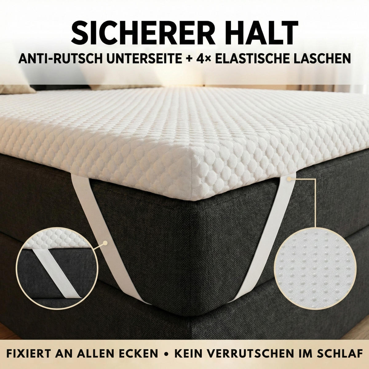 TOPPER Soft 180x200cm - Weiß, Textil (180/200cm) - Arensberger
