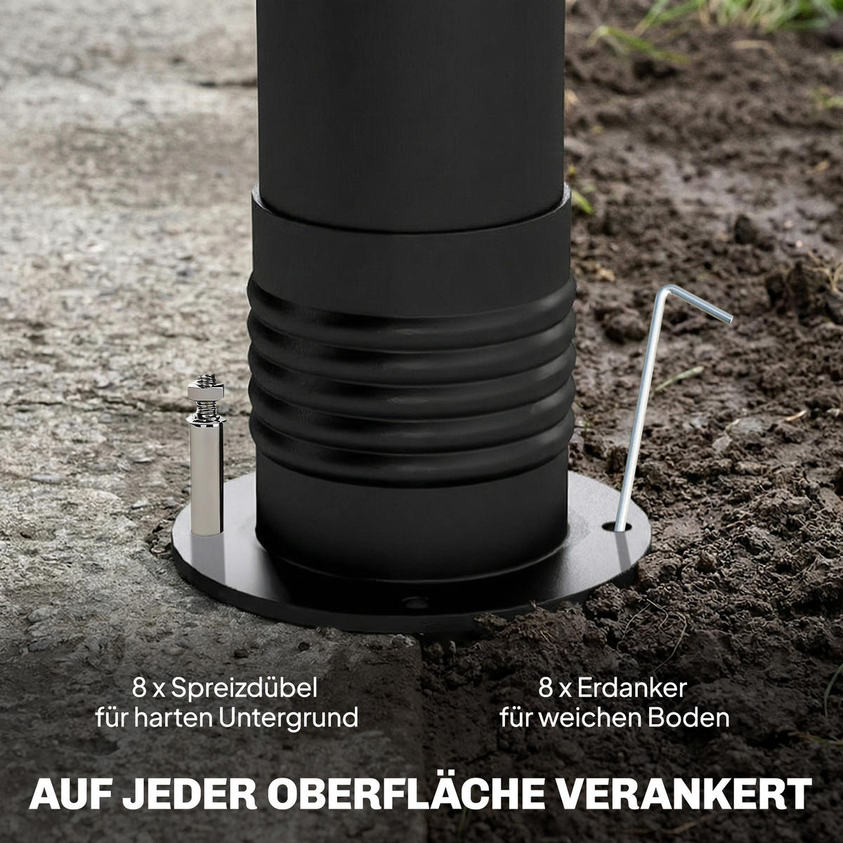 PERGOLA Polyester Metall Dunkelgrau - Dunkelgrau, Metall (300/220/300cm) - Outsunny