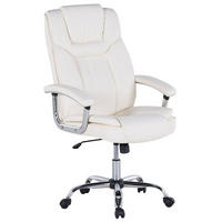 BÜROSTUHL Kunstleder Beige Advance - Beige, Kunststoff/Textil (66/100/66cm) - Beliani