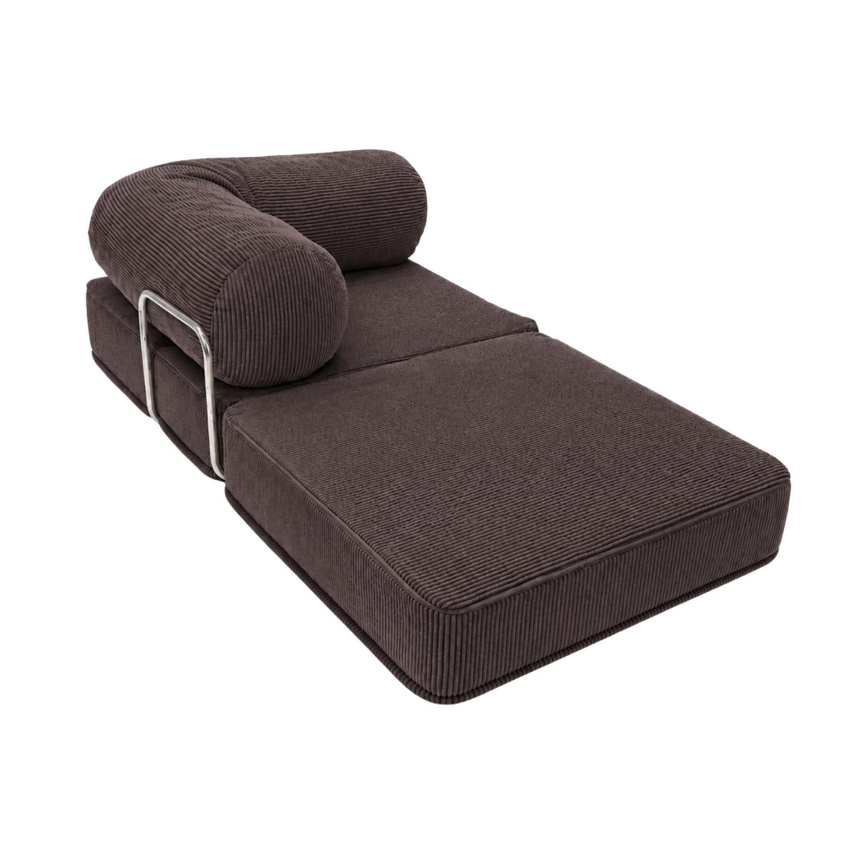 PREMIUM Design Lounge Sessel Braun - Braun, Textil (100/70/100cm) - SURB