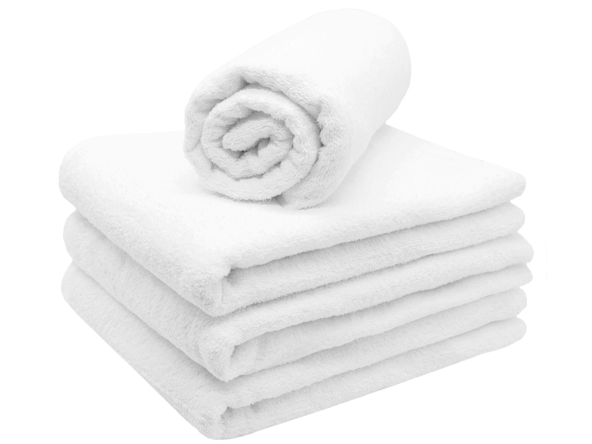 SAUNATUCH, 4er-Set, 70x180 cm, 80% Baumwolle, 20% Polyester, Weiß - Weiß, Naturmaterialien (70/180cm) - Zollner