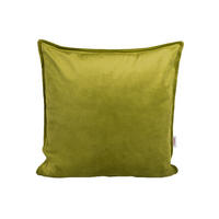 KISSENHÜLLE Samt&Sonders mai-grün 40/40 cm - Olivgrün/Grün, Textil (40/40cm) - beties Heimtextil