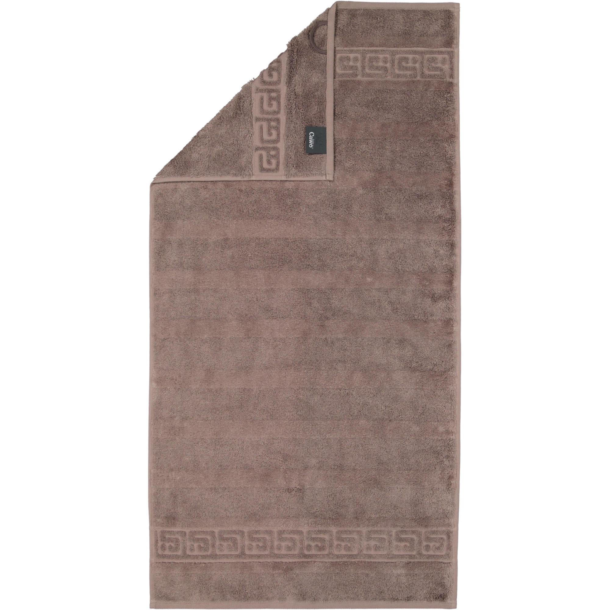 HANDTUCH NOBLESSE UNI 1001 WALNUSS - 348 - Braun, Textil (50/100cm) - Cawoe