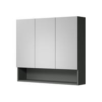 SPIEGELSCHRANK Willow Artisan 80 x 70 cm - Anthrazit/Hellgrau, Holzwerkstoff (80/70/17cm) - Vicco