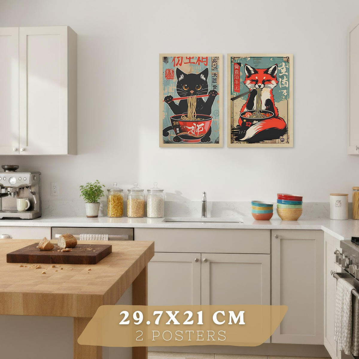 PLAKAT Sada 4 Sada ramen po čtyřech A4 bez rámu - čirá, papír (29.7/1/21cm) - Nacnic
