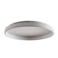 DECKENLEUCHTE Soléane, Weiß, 6.5cm - Weiß, Metall (6/60/6.5cm) - KOSILUM