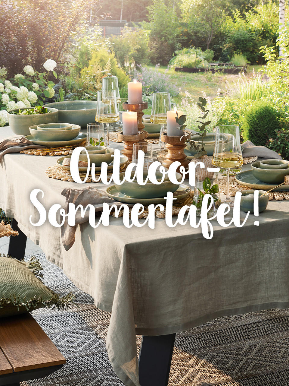 Teaser Outdoor Sommer Geschirr