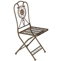 GARTENSTUHL Tecla Metall Braun 17921 - Braun, Metall (39/92/39cm) - DanDiBo