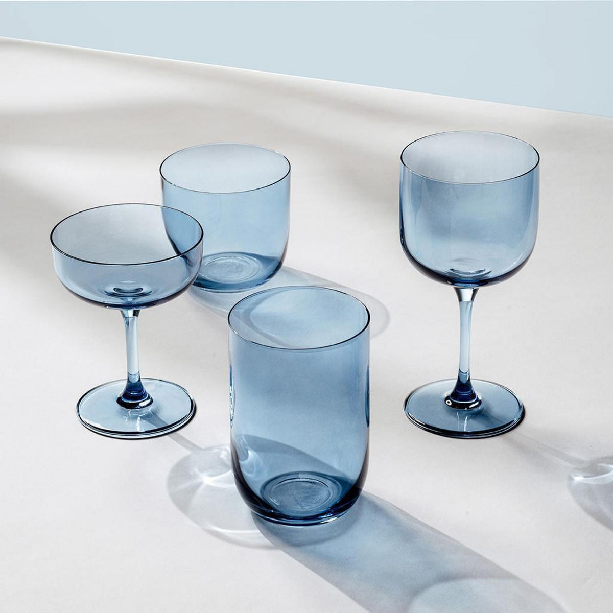 LONGDRINKBECHER Like Glass Ice 385 ml 6er Set - Blau, Glas (0.385L) - like.Villeroy & Boch