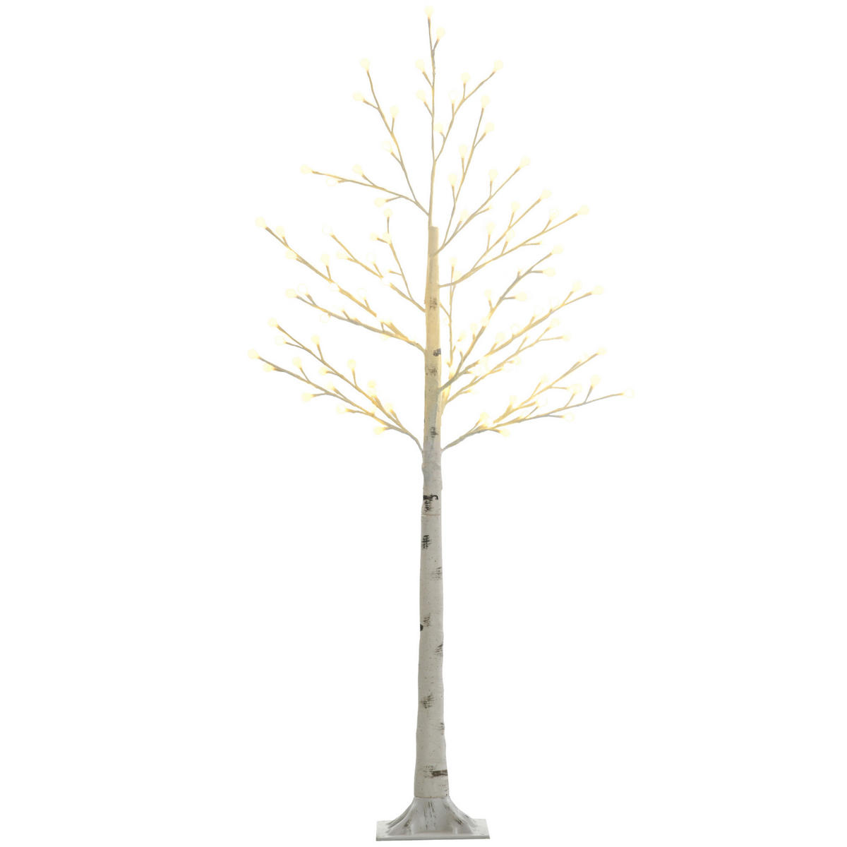 WEIHNACHTSBAUM Weiß 20.0/20.0/150.0cm - Weiß, Kunststoff (20/150/20cm)