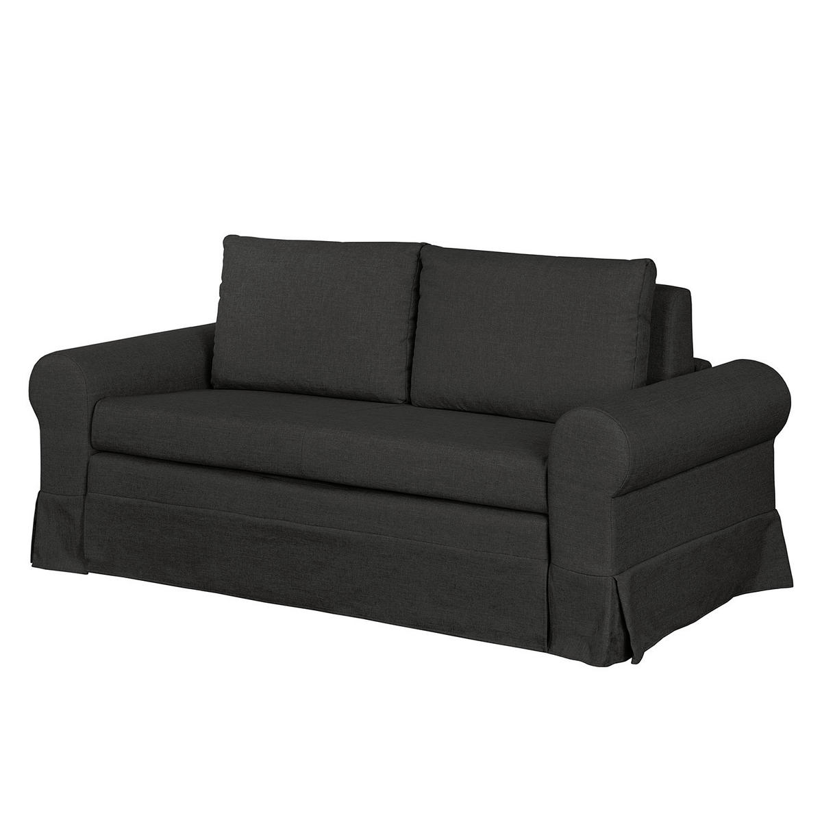 SCHLAFSOFA mit Husse - Schwarz, Textil (165/90/90cm) - home24