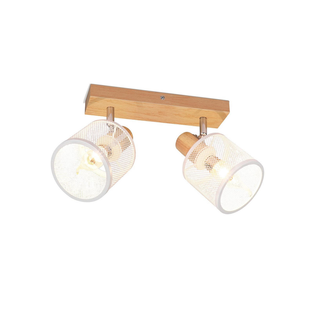 STRAHLER Dankbar 2-flammig 25/10/14 cm - Weiß, Metall (25/10/14cm) - ZMH