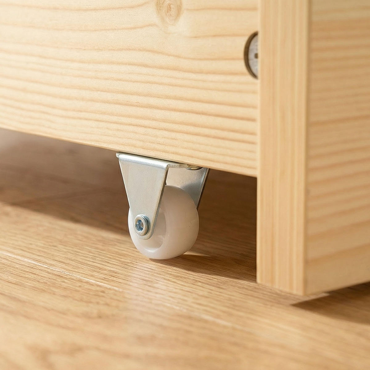 BETTSCHUBKASTEN 2 er Set Natur 83 x 63 - Braun, Holz - Homestyle4u