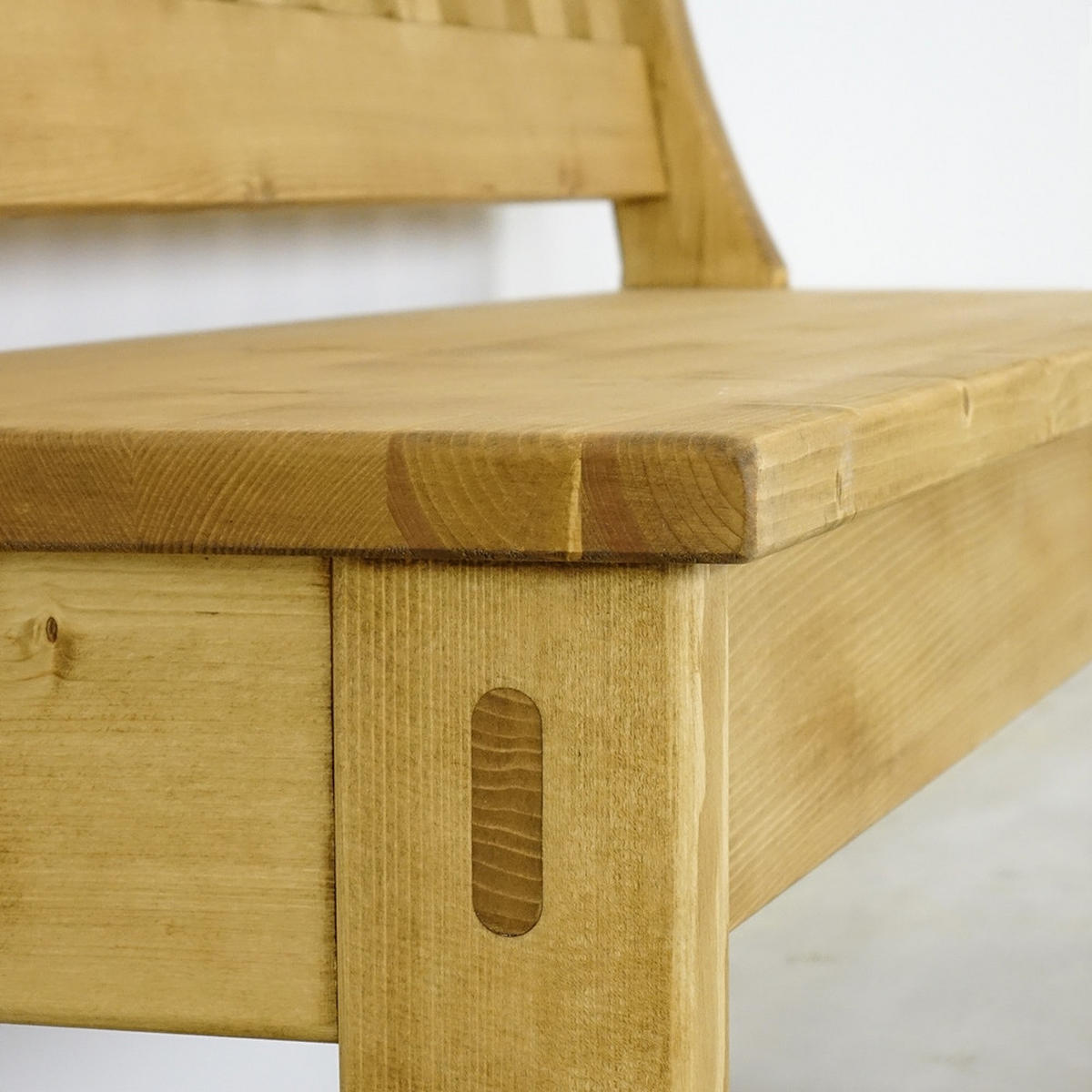 SITZBANK aus Massivholz MEXICANA - Honig, Holz (200/87/46cm) - Seart