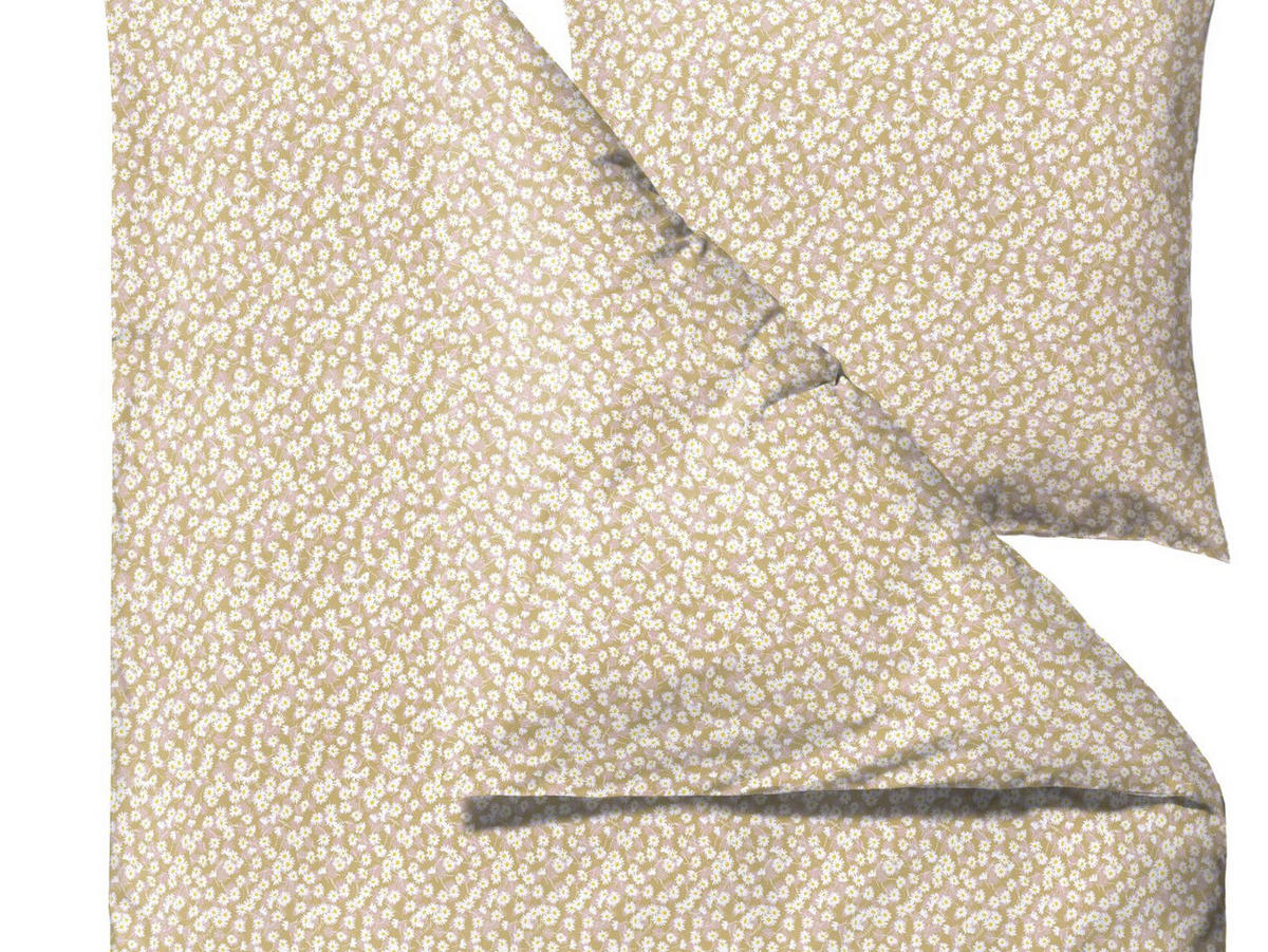 BETTWÄSCHE Bellis braun 135/200 cm Baumwolle - Braun, Textil (135/200cm) - Södahl